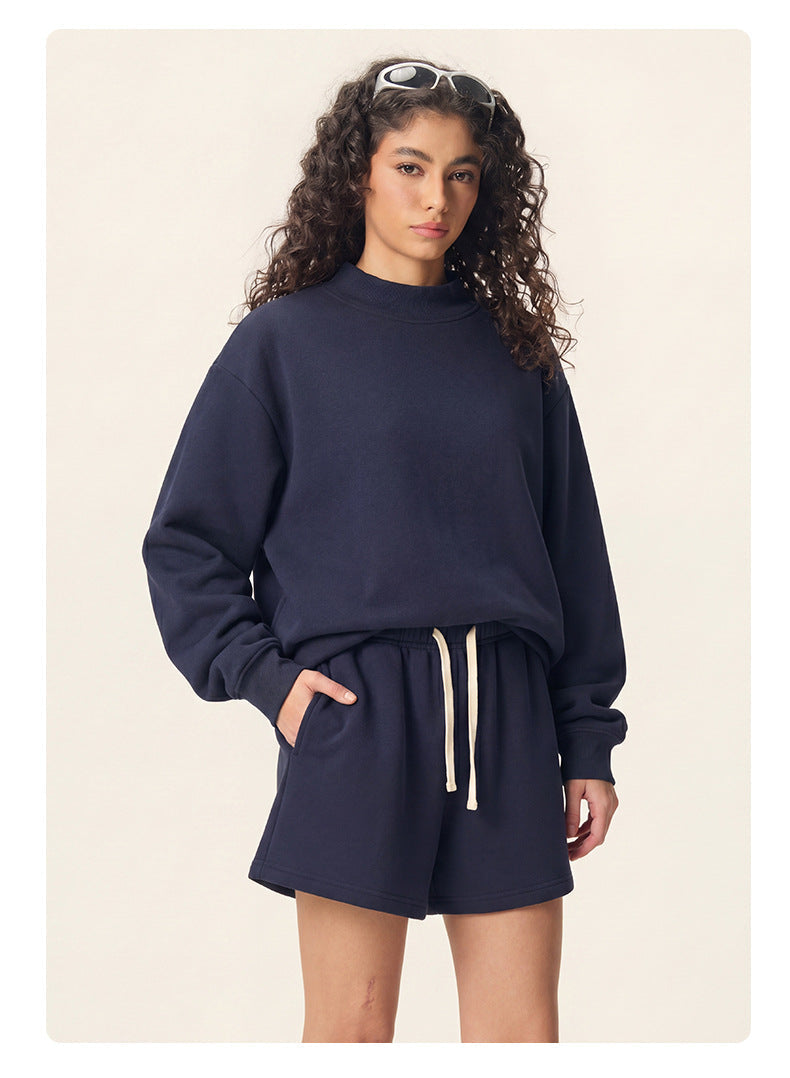 2724# A 3D Silver Women Sweatshirt Or Shorts