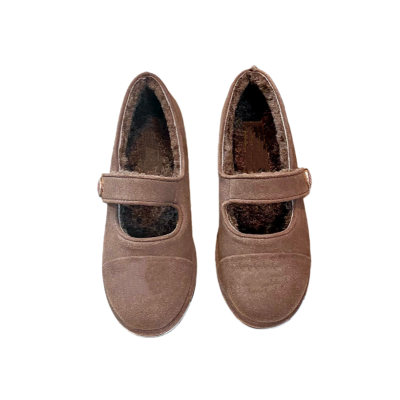 E6859#Fleece Shoes