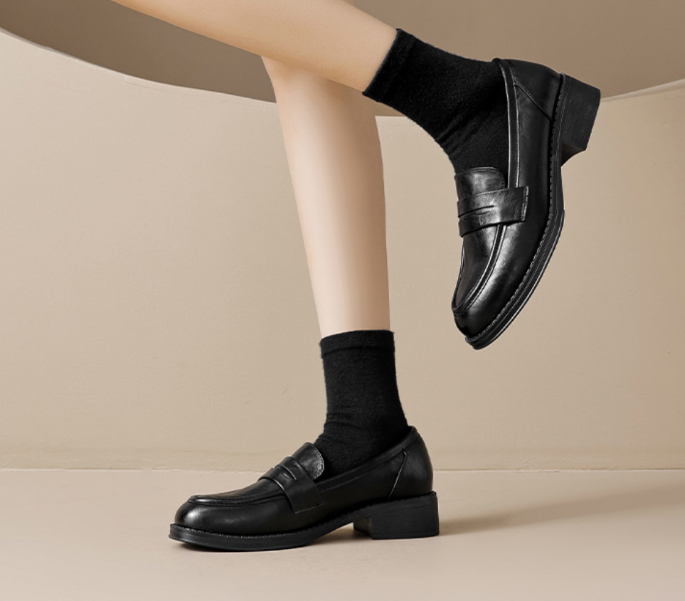 E6930# Patent Leather Shoes
