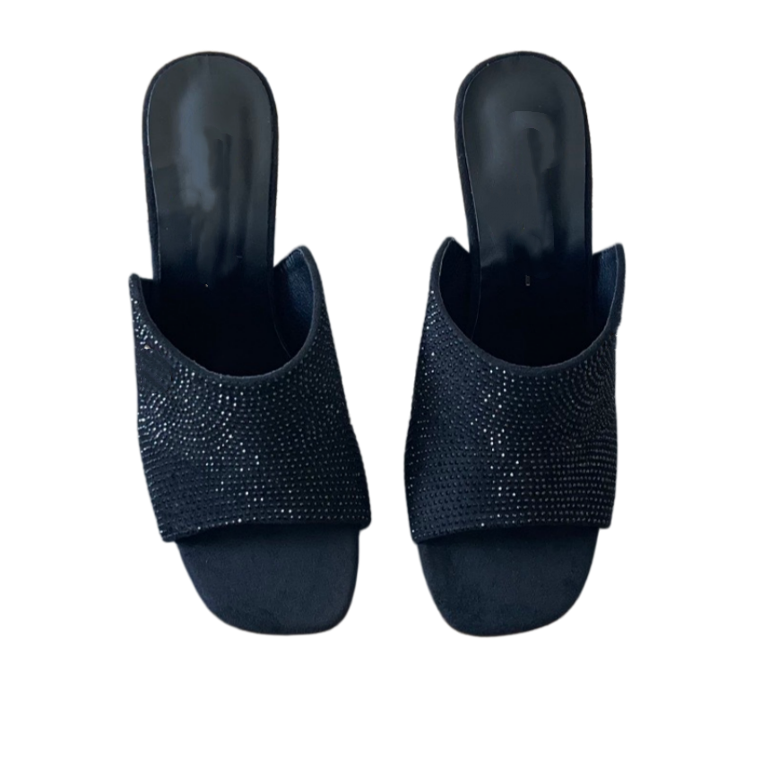 E7082#Genuine Leather Slipper