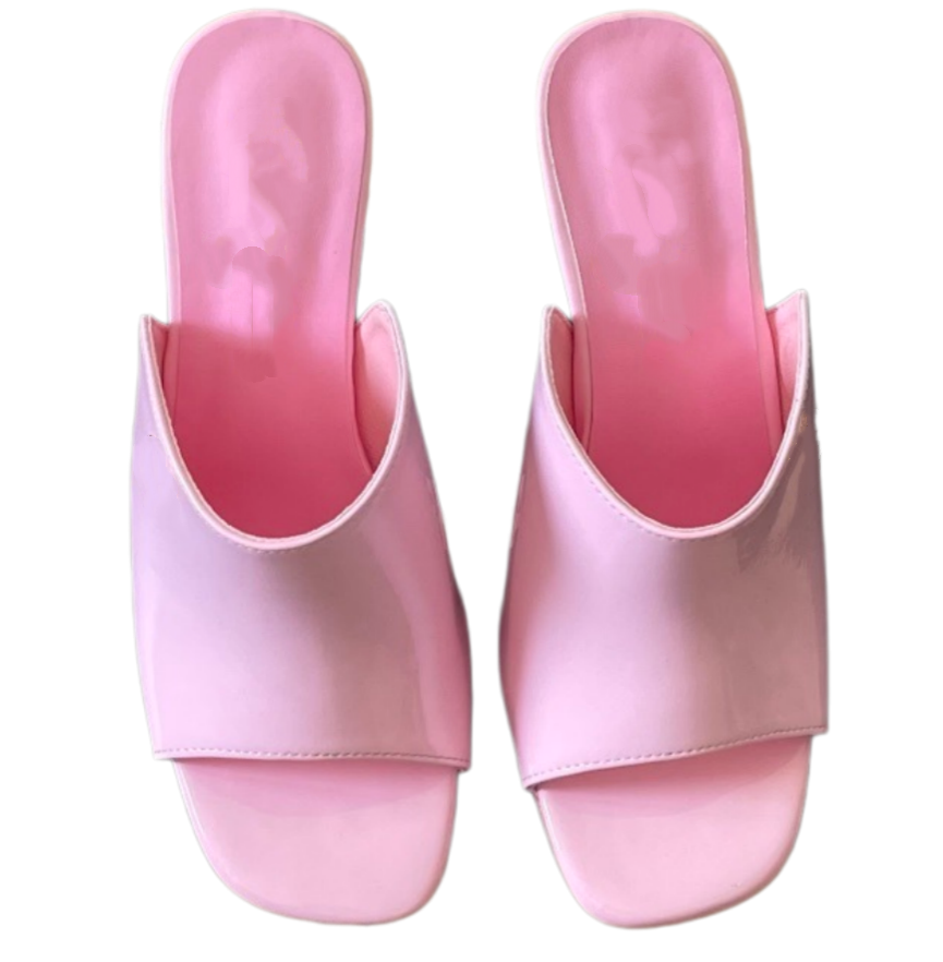 E7082#Genuine Leather Slipper