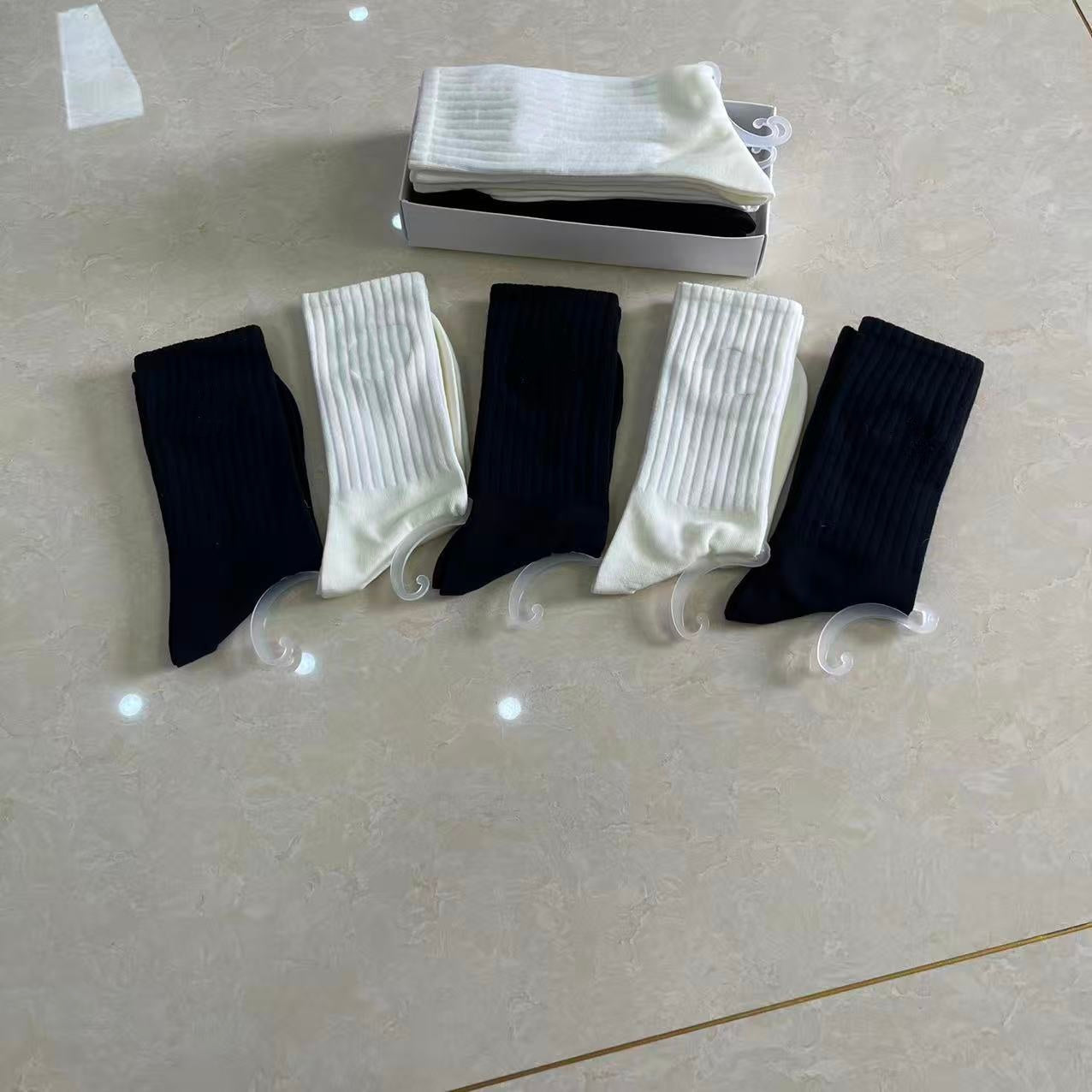 L5357# XY Unisex Cotton Socks 5Pairs/lot