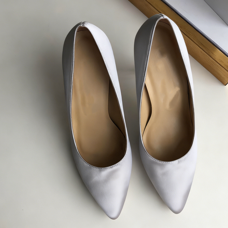 E5686#Women Sheepskin Pumps