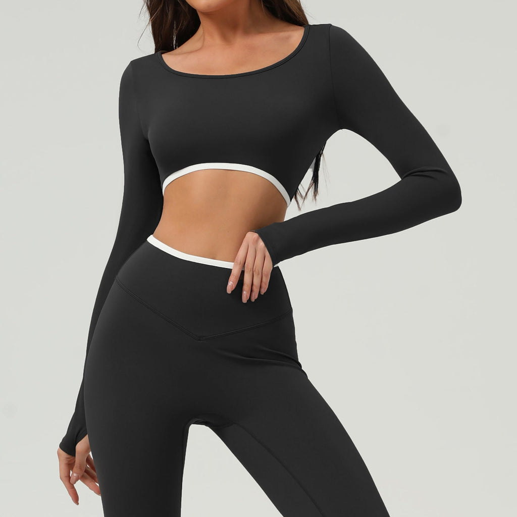 826# A Women Yoga Shirts Pants Set