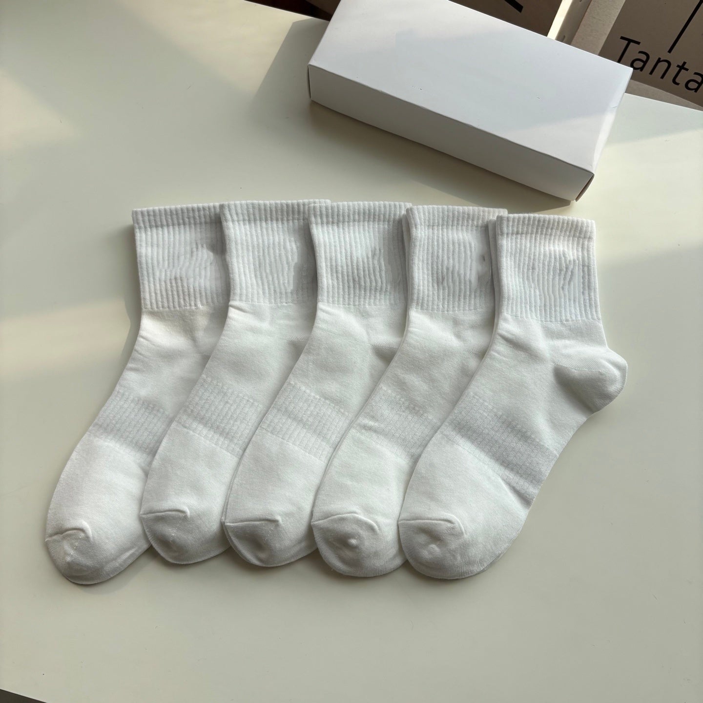 L5356# XY Unisex Cotton Socks 5Pairs/lot