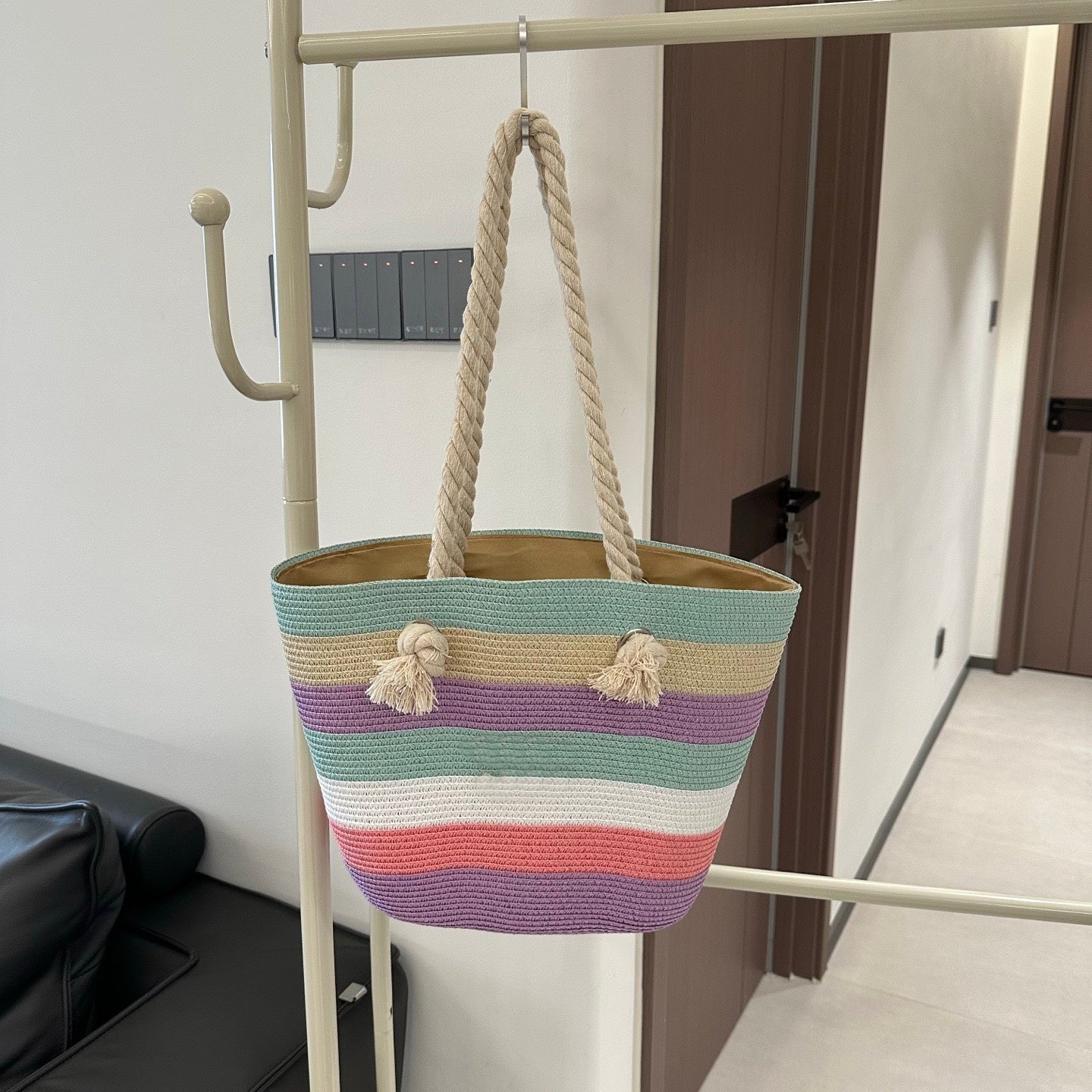 E7137#Straw Bag