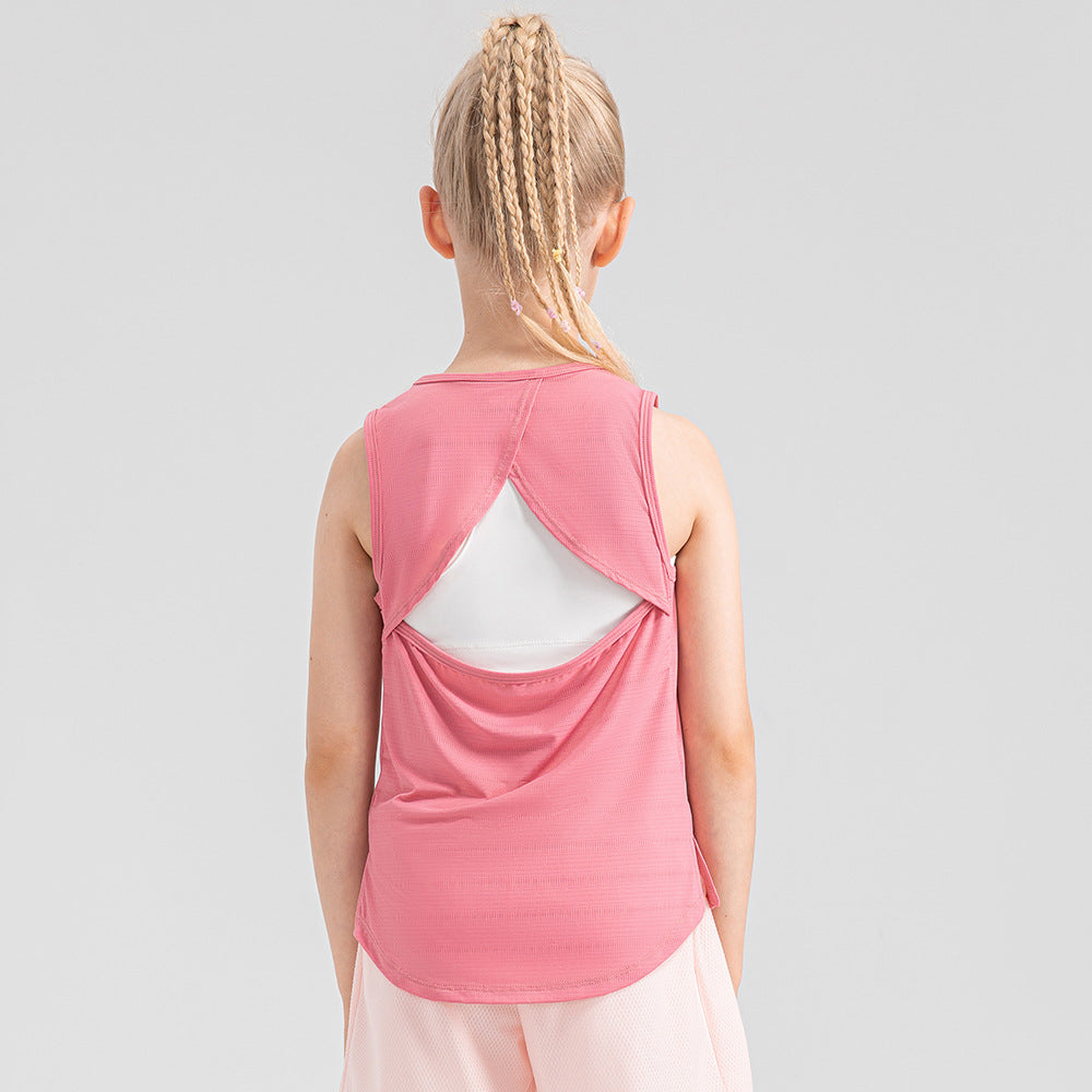 L2829#  Kids Yoga Tank