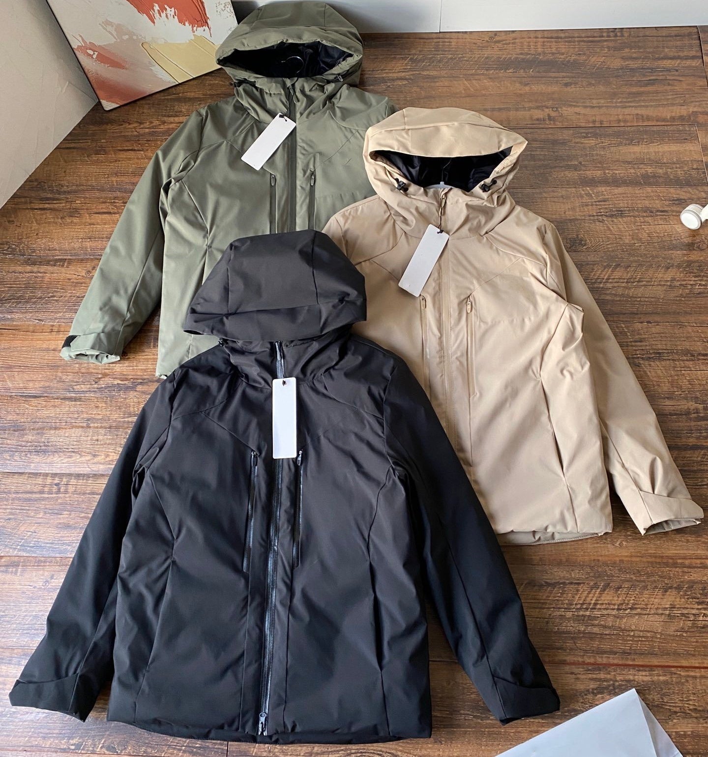 1488# GX A Men Sport Hooded Cotton Coat