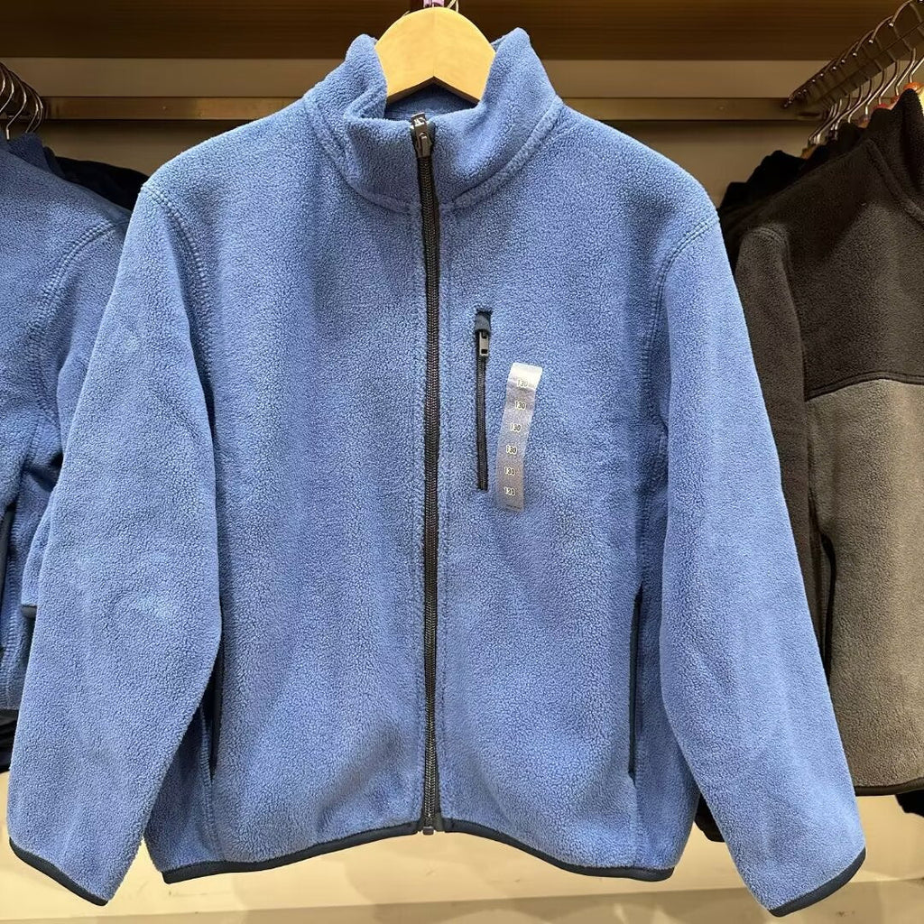2799# A 3D Silver Kids Fleece Jacket