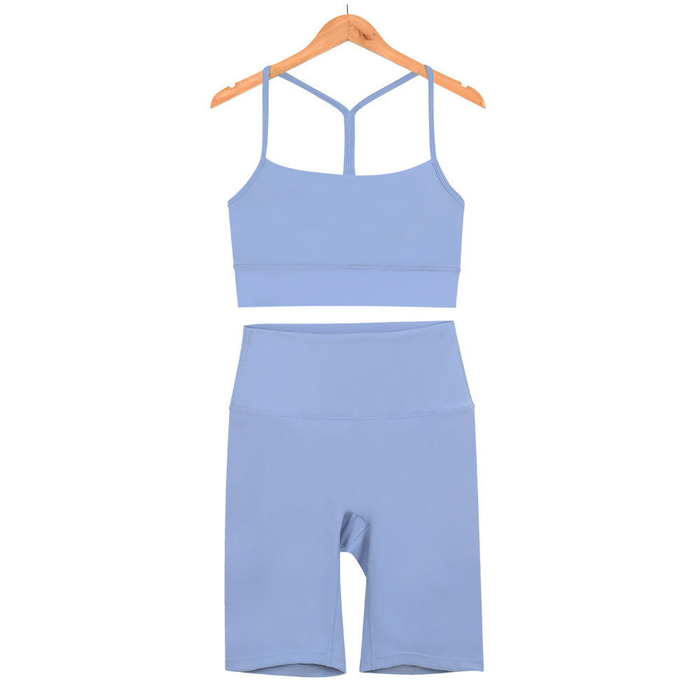 L4749-2#  Yoga Bra Shorts Set