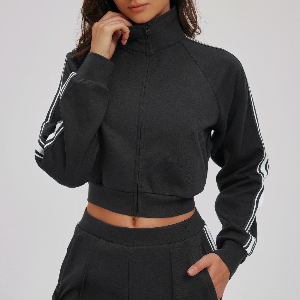 1757#A Same color Embroidery  Women Yoga Jacket or Pants