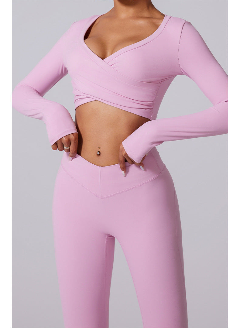 796# A  Women Yoga Shirts Pants Set