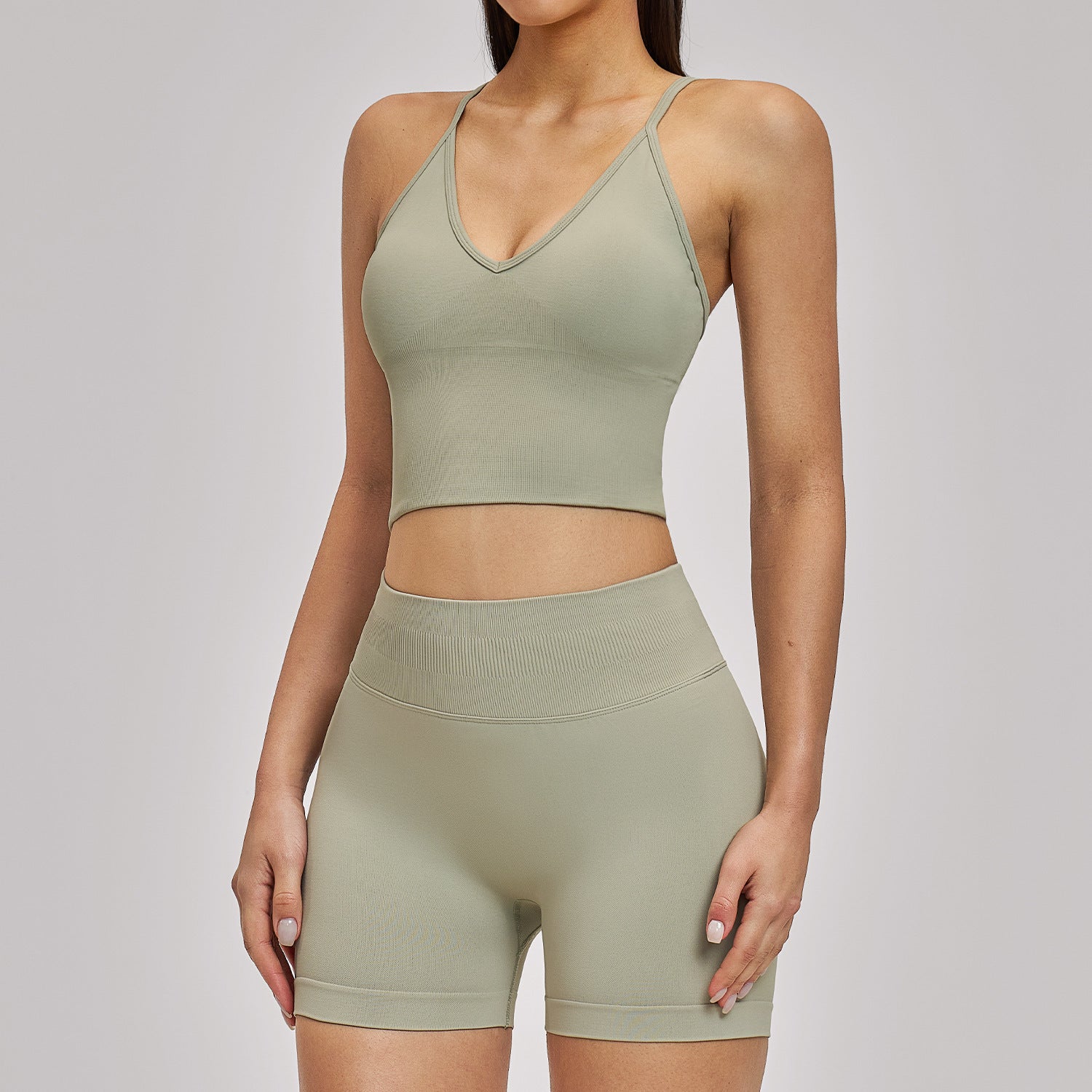 1987# A Women Yoga Bra or Shorts