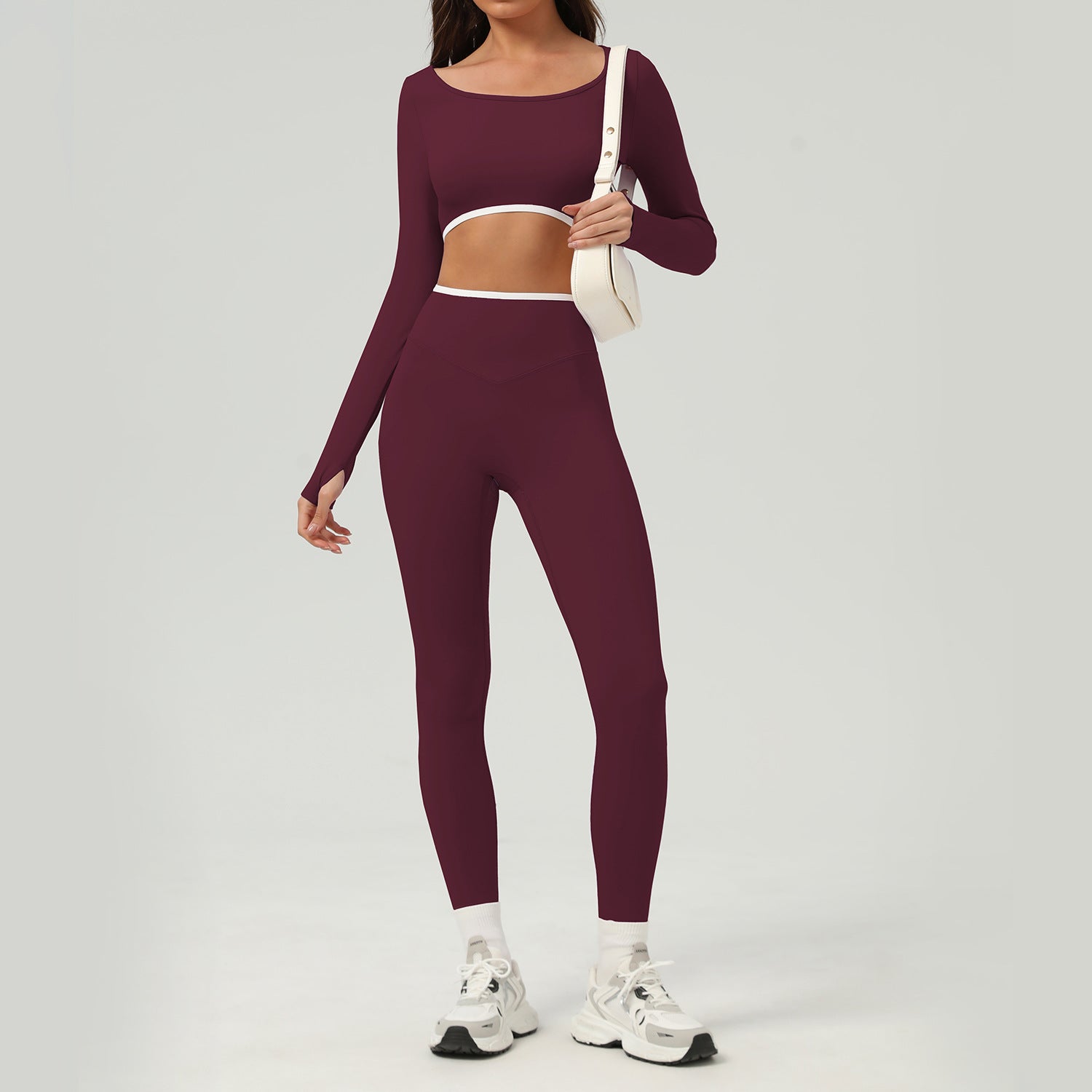 826# A Women Yoga Shirts Pants Set