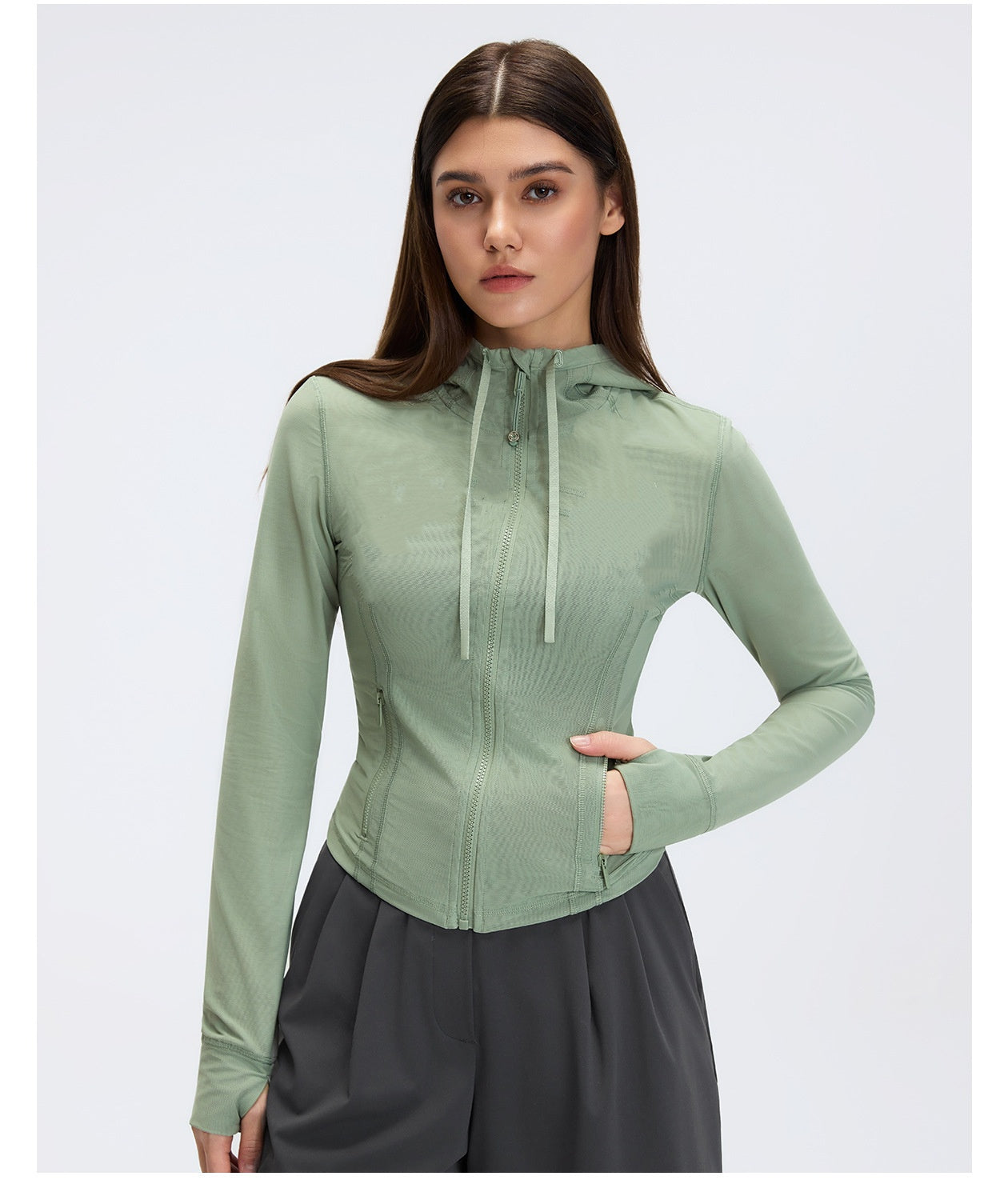 L5721# Women Yoga Jacket