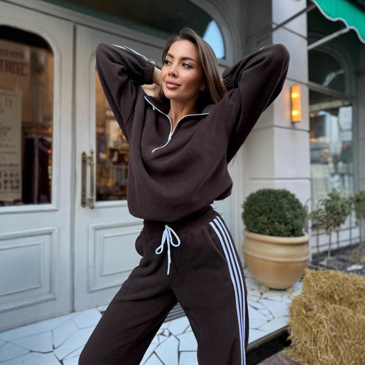 1359 #A Hoodie and Pants Set