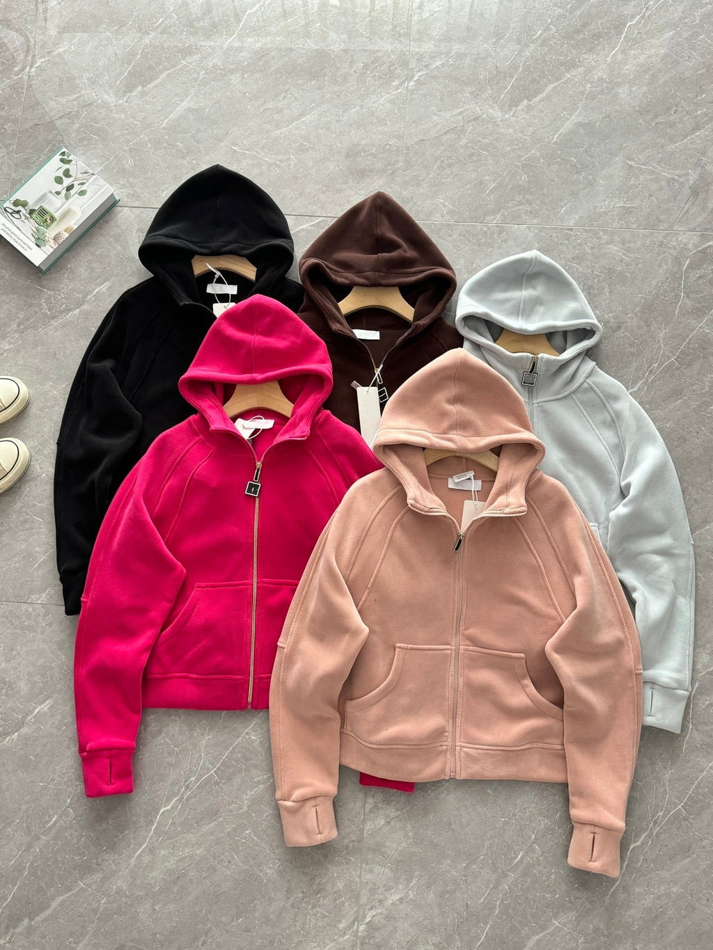 1458# GX A Unisex Fleece Hoodies