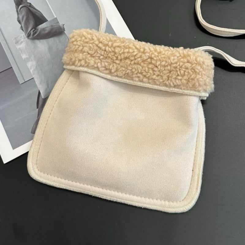 E6707#Lamb wool bag