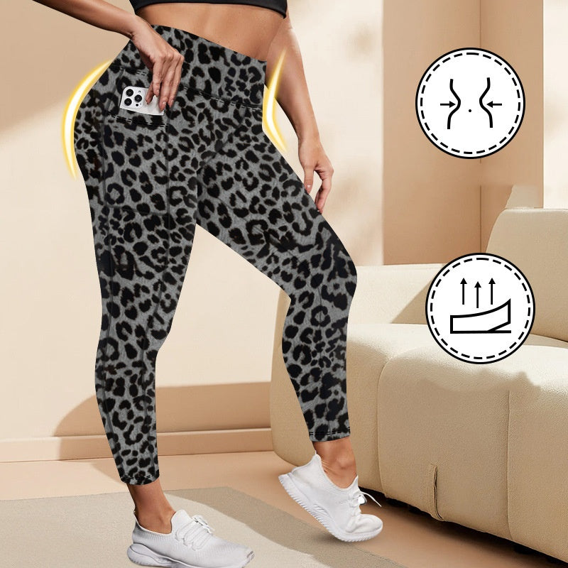 L6058#  Women Large Size Yoga Pants