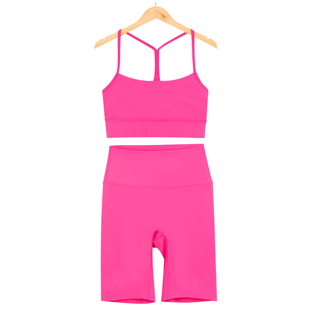 L4749-1#  Yoga Bra Shorts Set