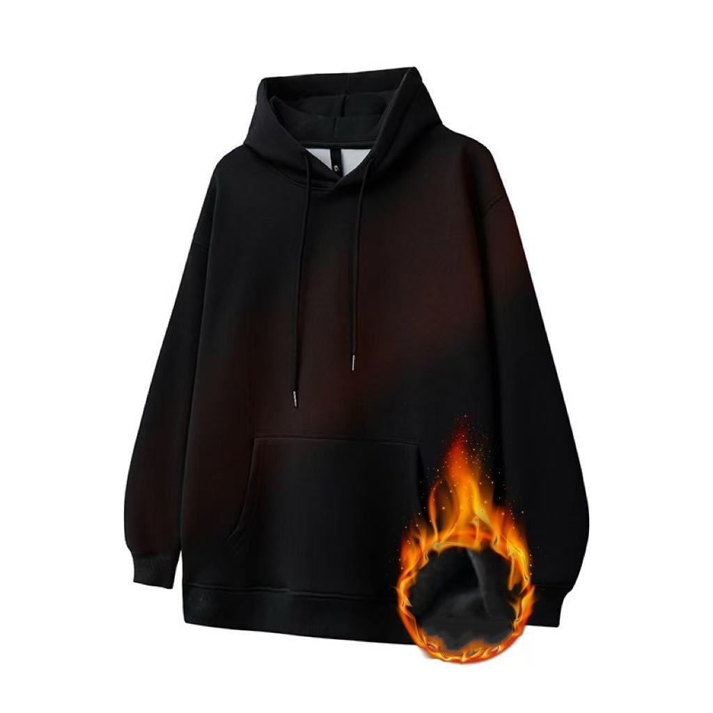 1456# A 3D LOGO Unisex Silver Fox Hoodie