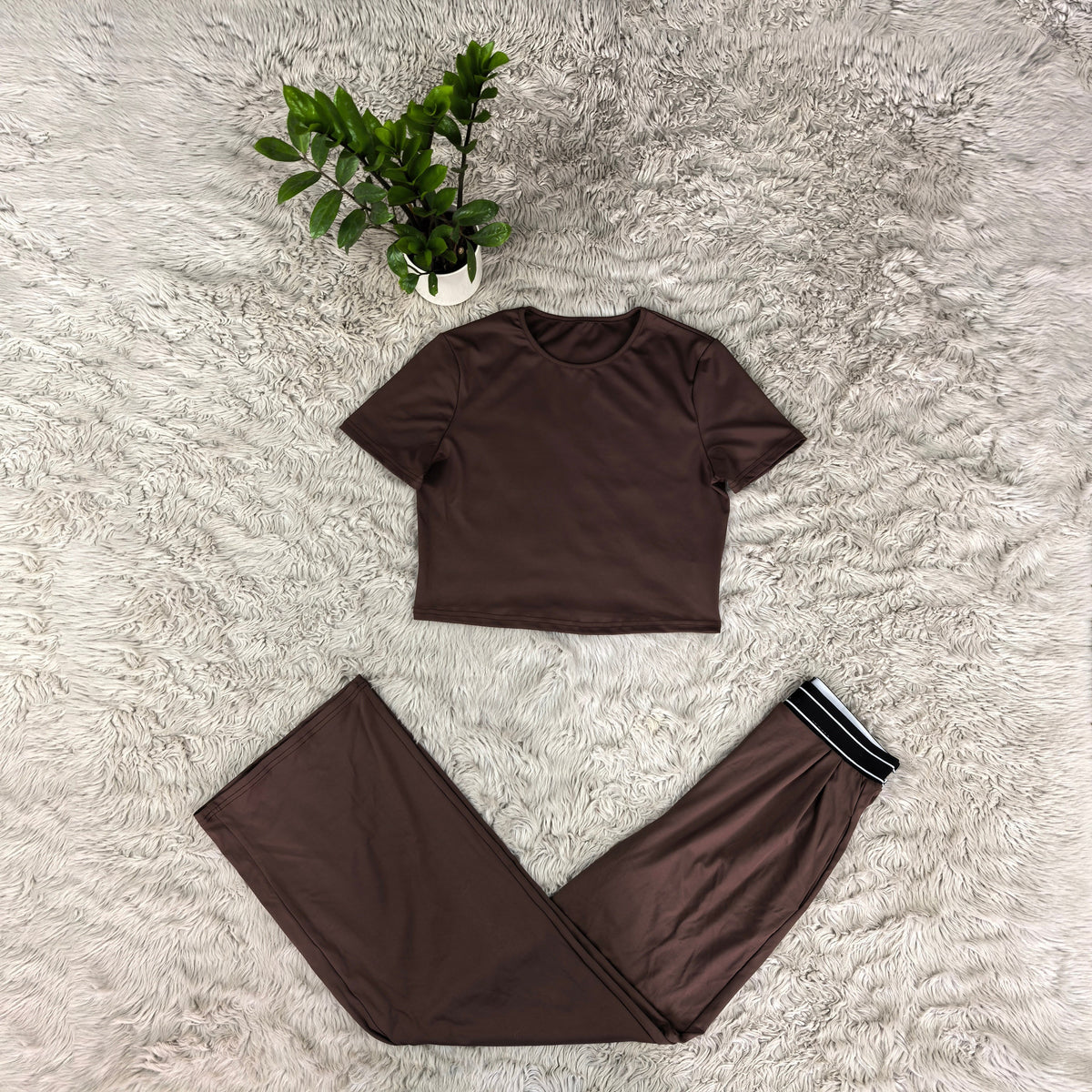 2713# A Women Tank Pant Set