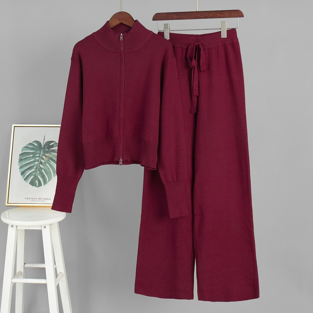 1795# A Women Jacket Pants Set