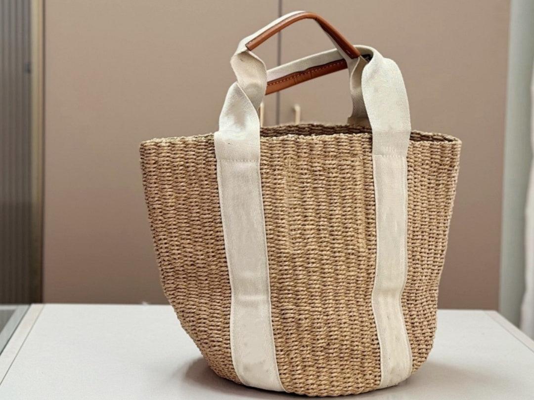 E7114#Fashion Straw Bag