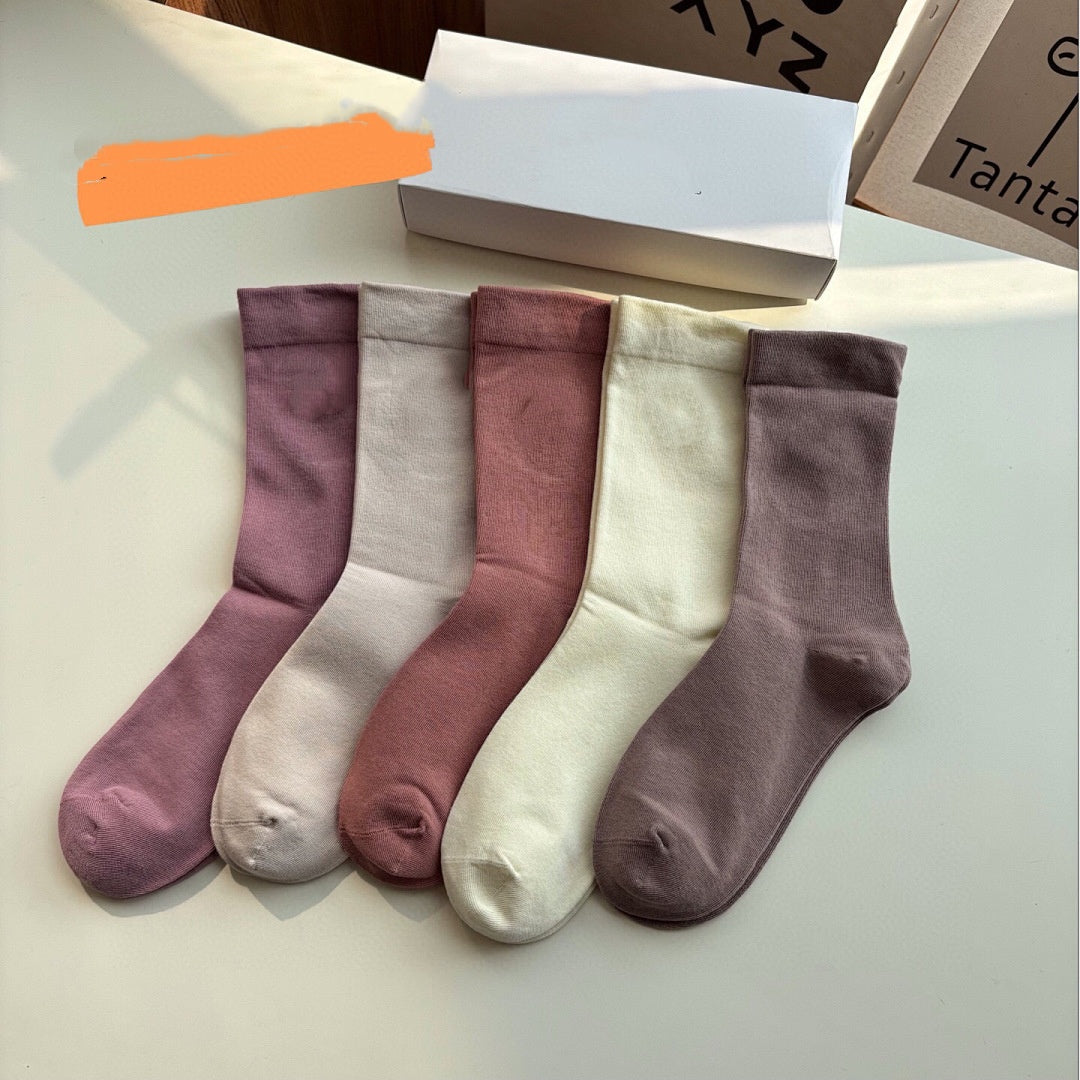 1968# XY A Women Socks 5Pairs/lot