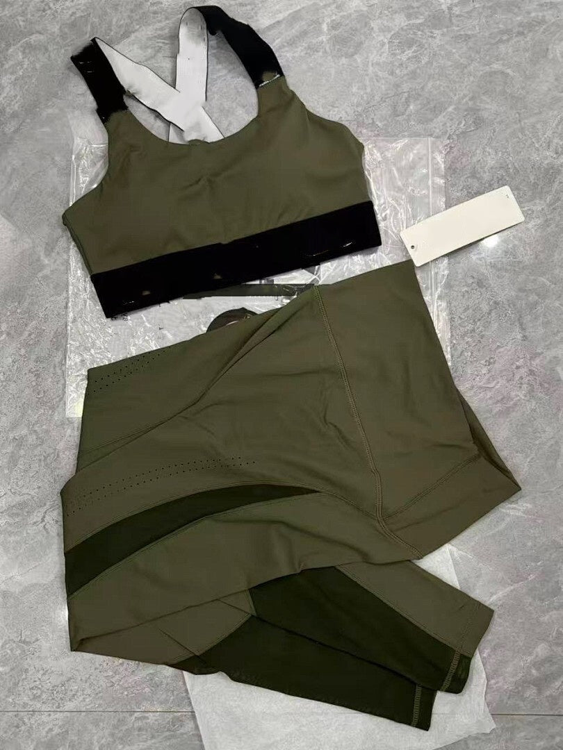 2032# A Women Yoga Bra pants Set