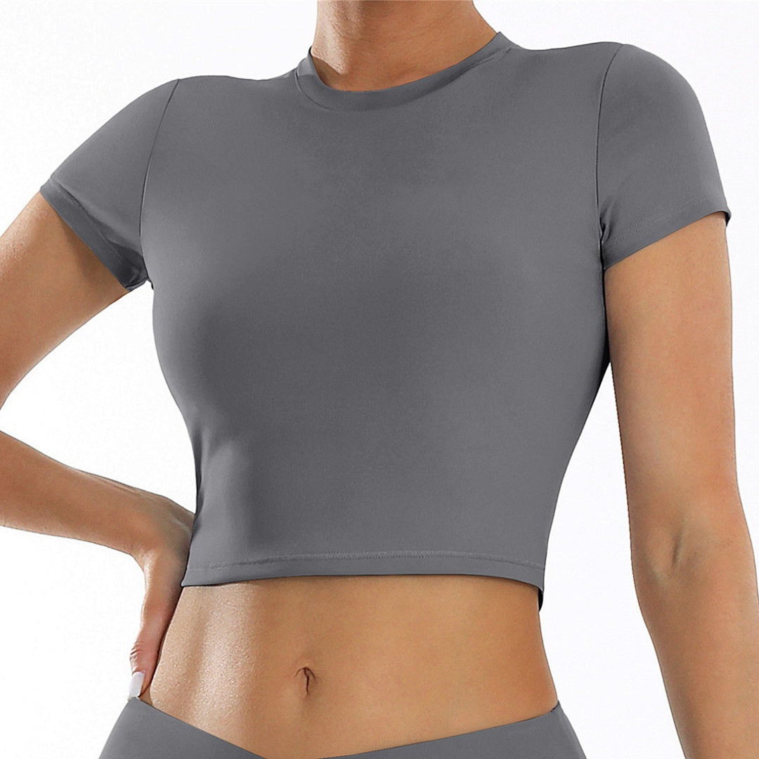 E7051# Women Yoga Shirts
