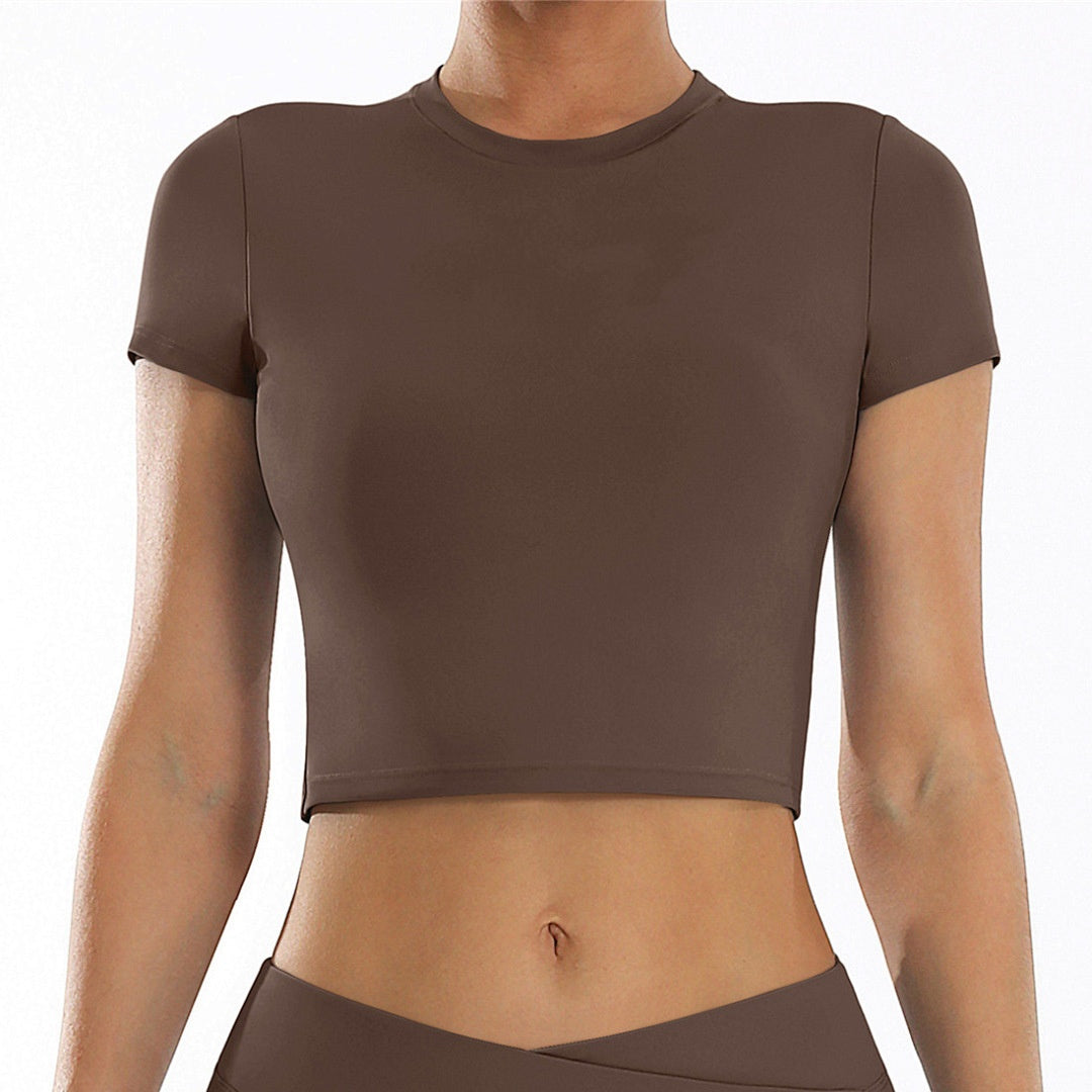 E7051# Women Yoga Shirts