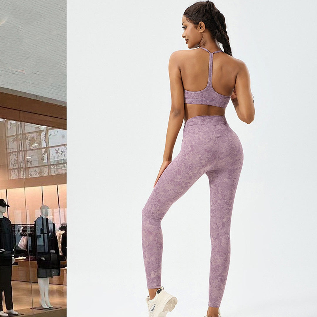 2027# A Women Yoga bra pants set