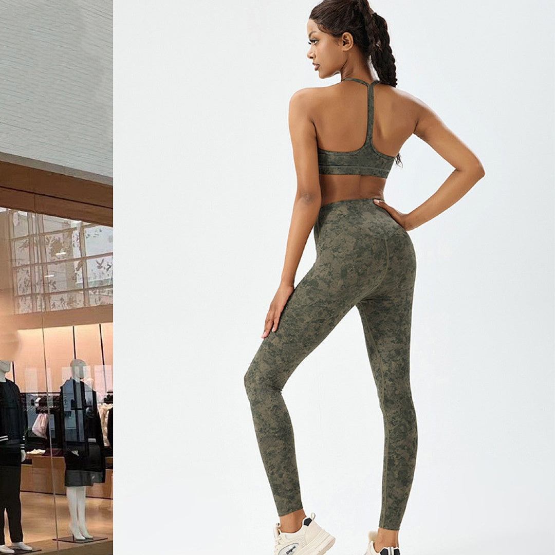 2027# A Women Yoga bra pants set