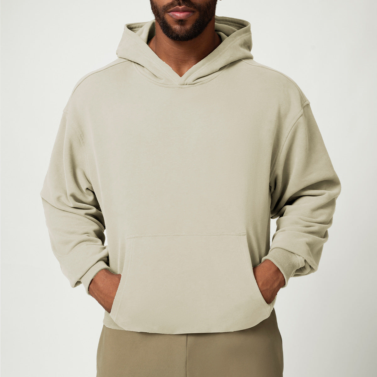 772#A 3D Silver Men Hoodie Pants Set