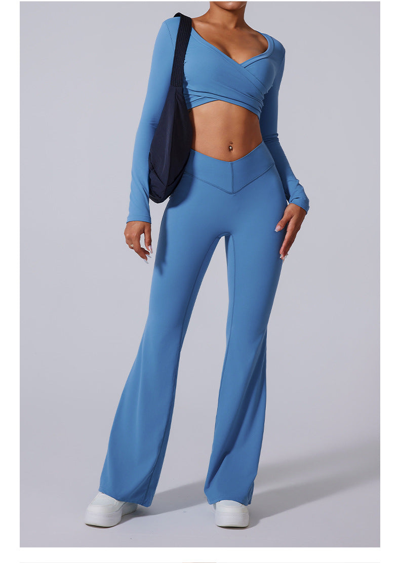 796# A  Women Yoga Shirts Pants Set
