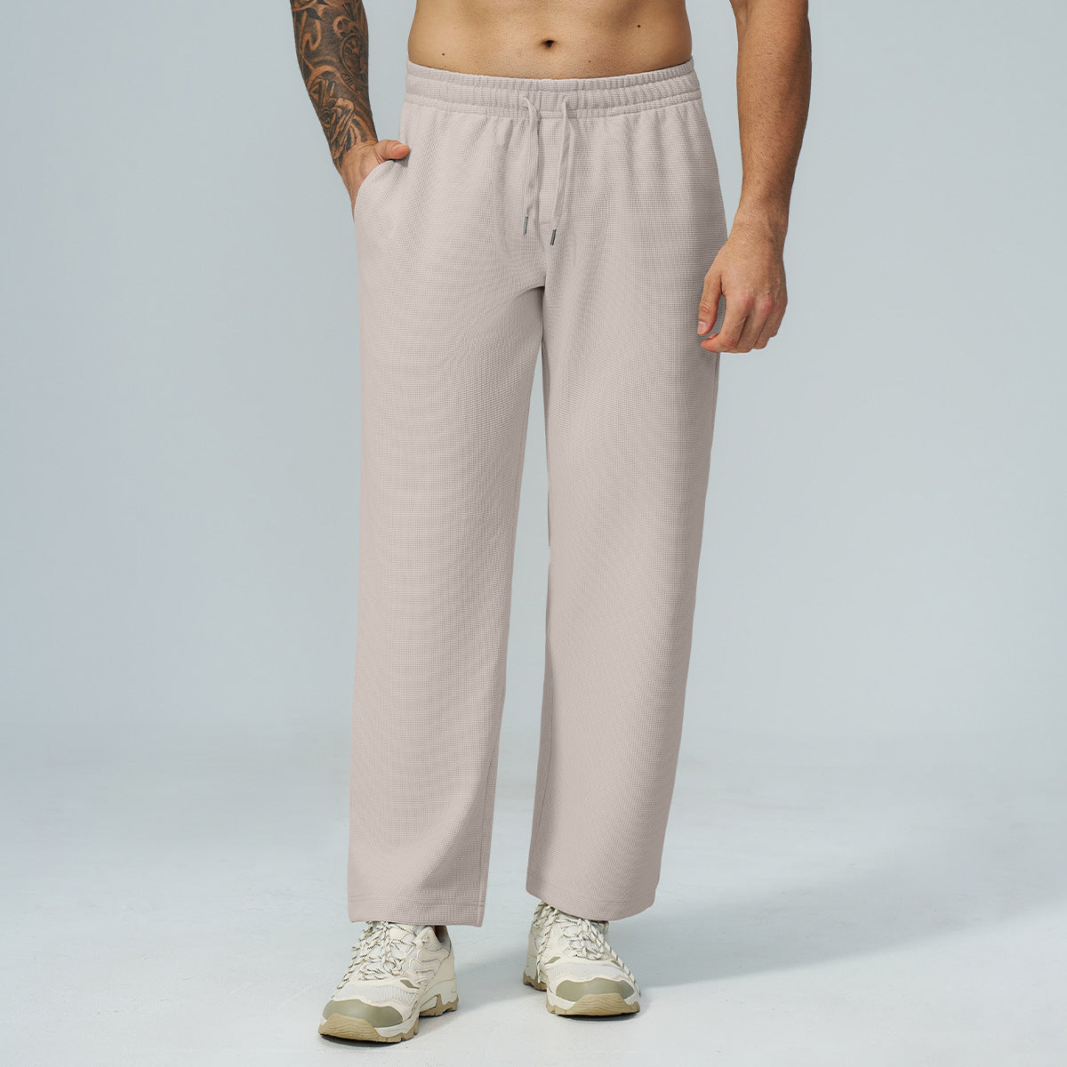 2556#A Men Waffle Pants