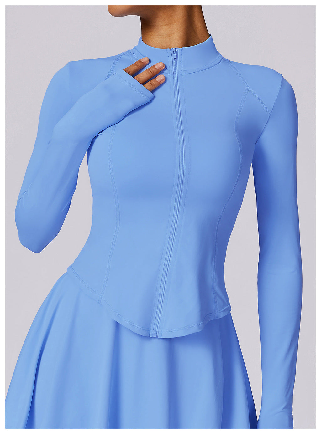 L2108# Women Jackets Skirts Set