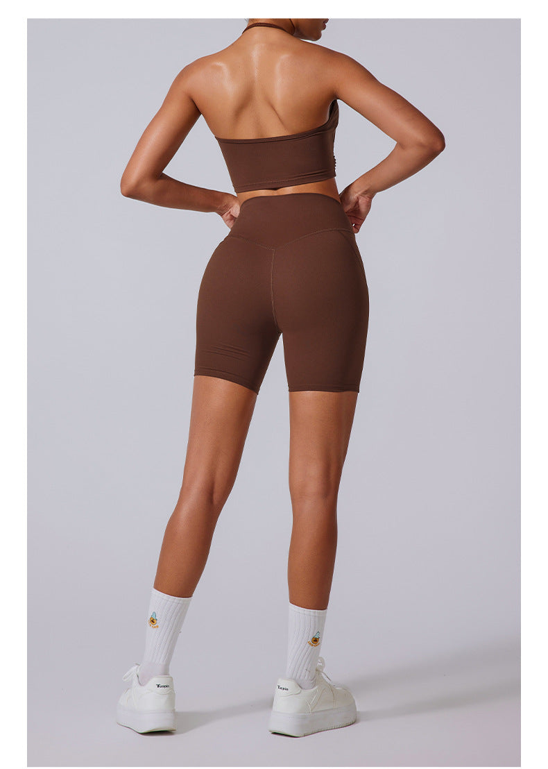 797# A Women Yoga Bra Shorts Set