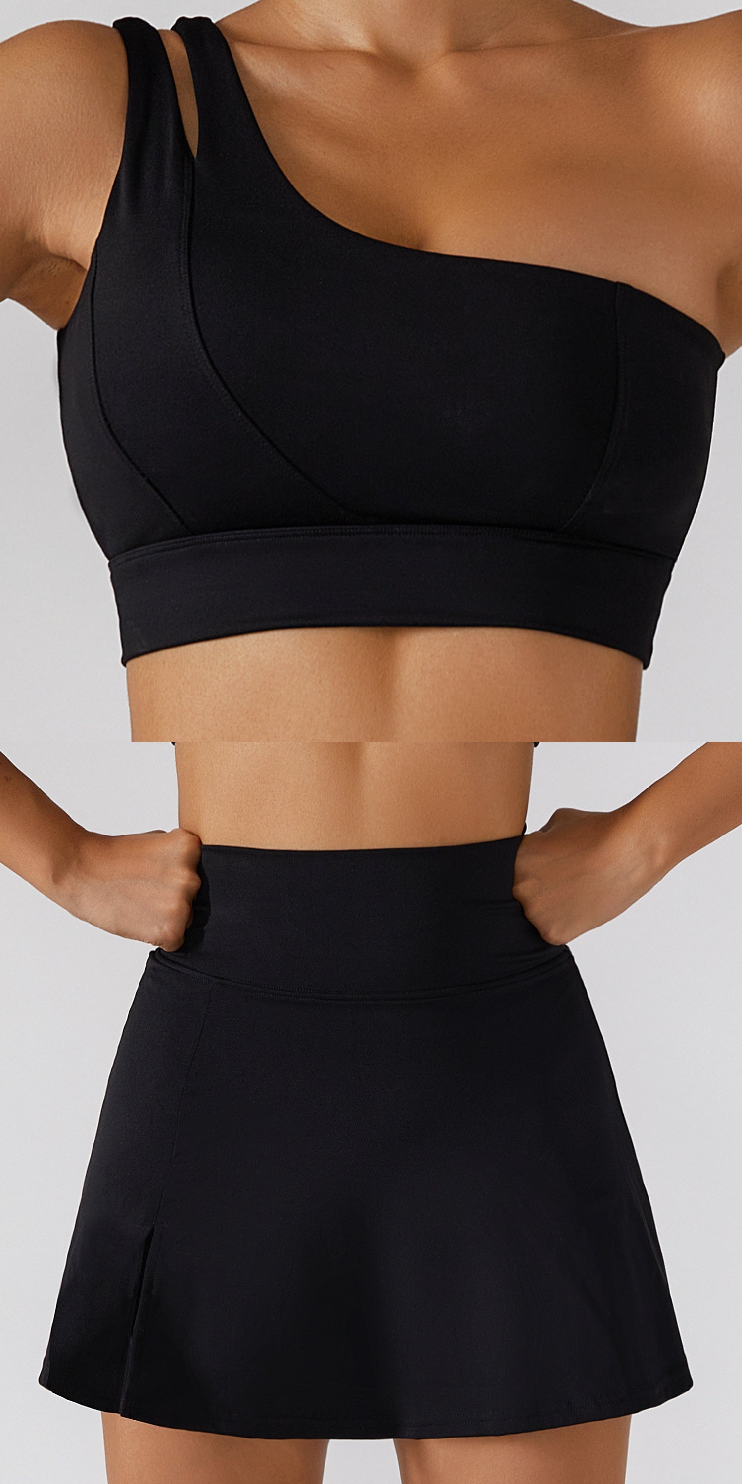 269# AL Women Yoga Bra And Skirts Set