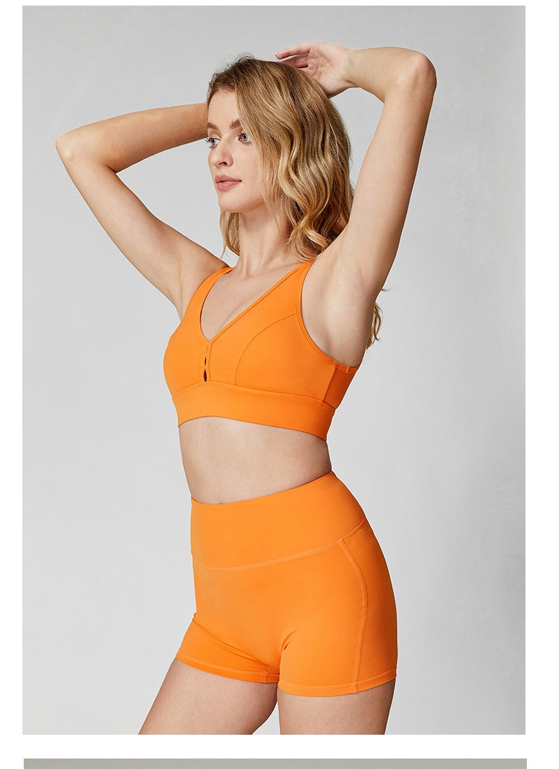 460# AL Women Yoga Bra Shorts Set