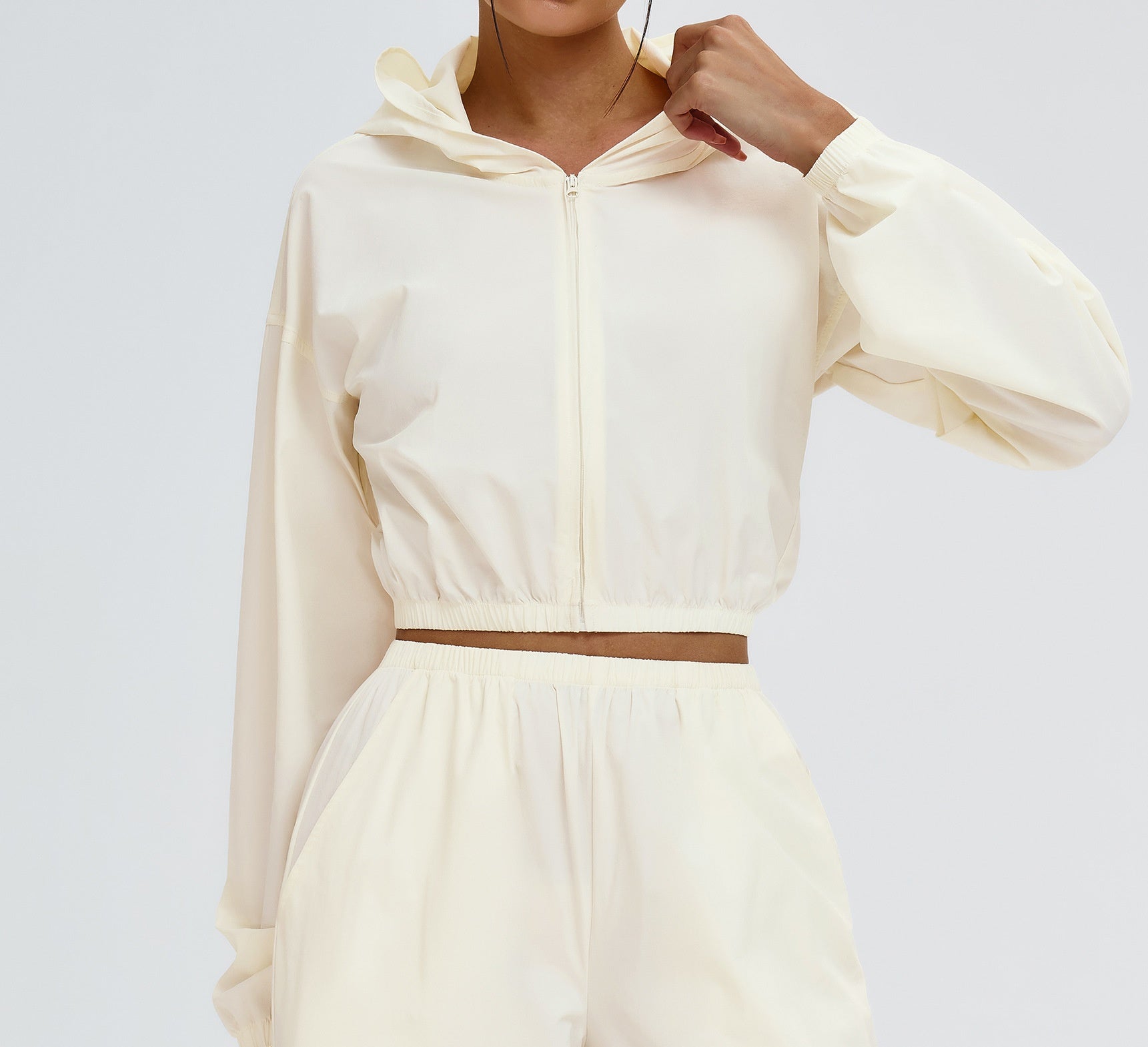 1765# A 3D SIlver  Women Hooded Jackets Or Pants