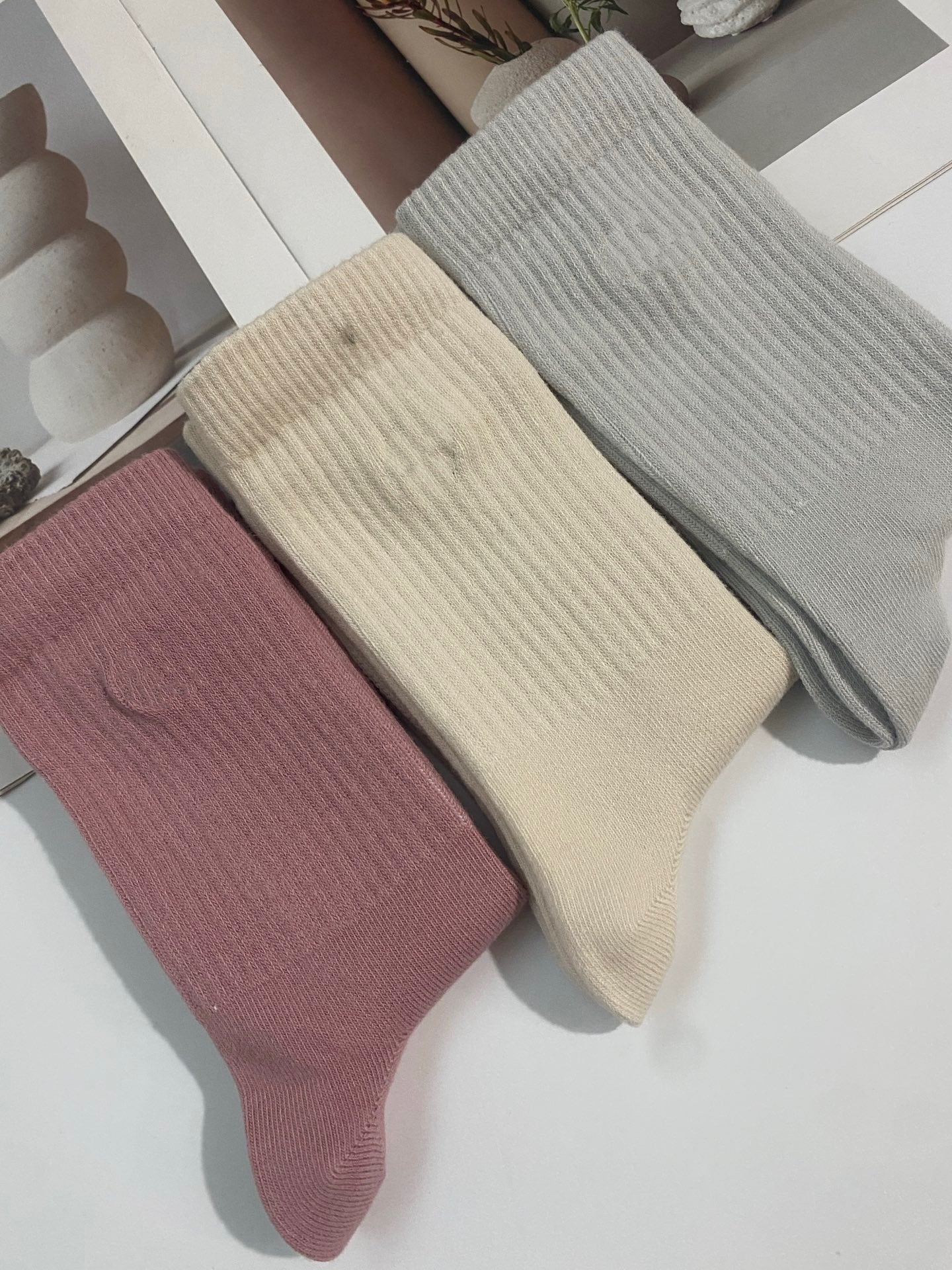 L5189#GX Women Socks 3 Paris/Set