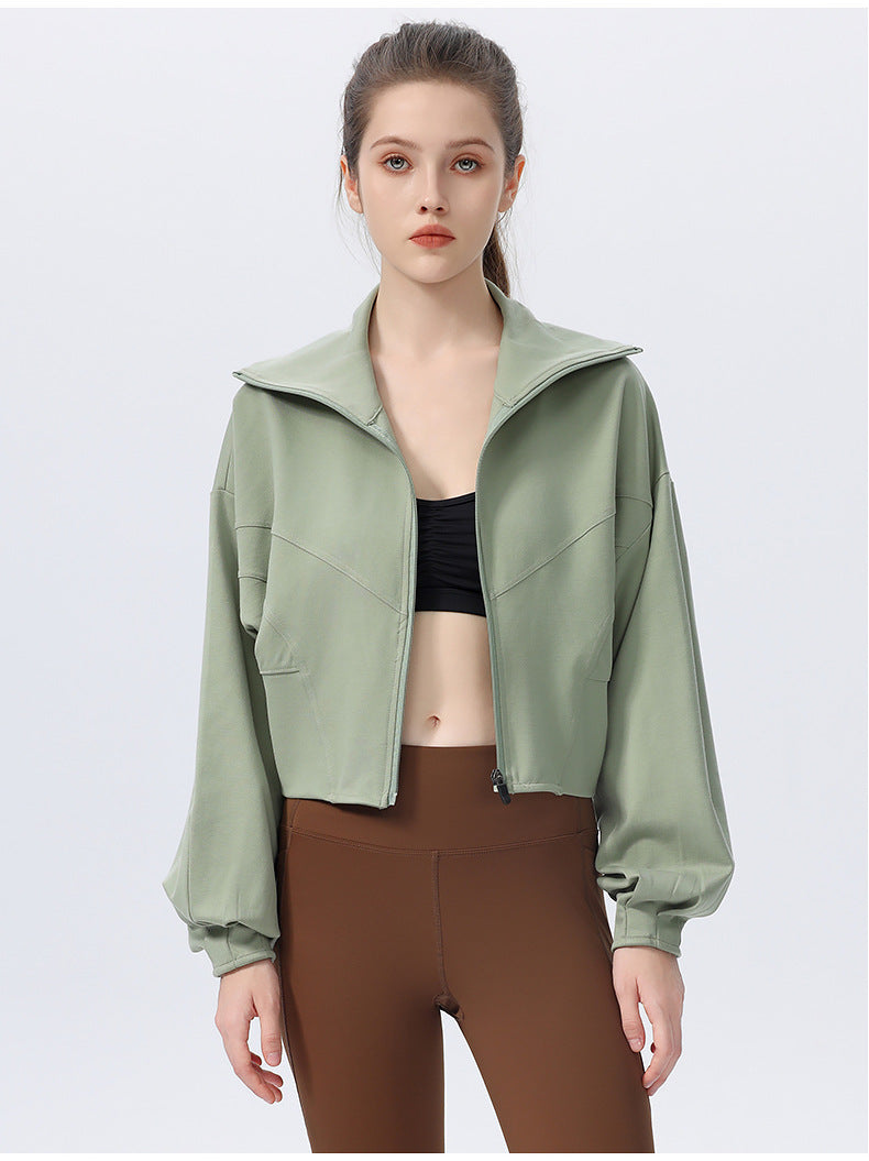 L3419#  Women Stand collar Coat