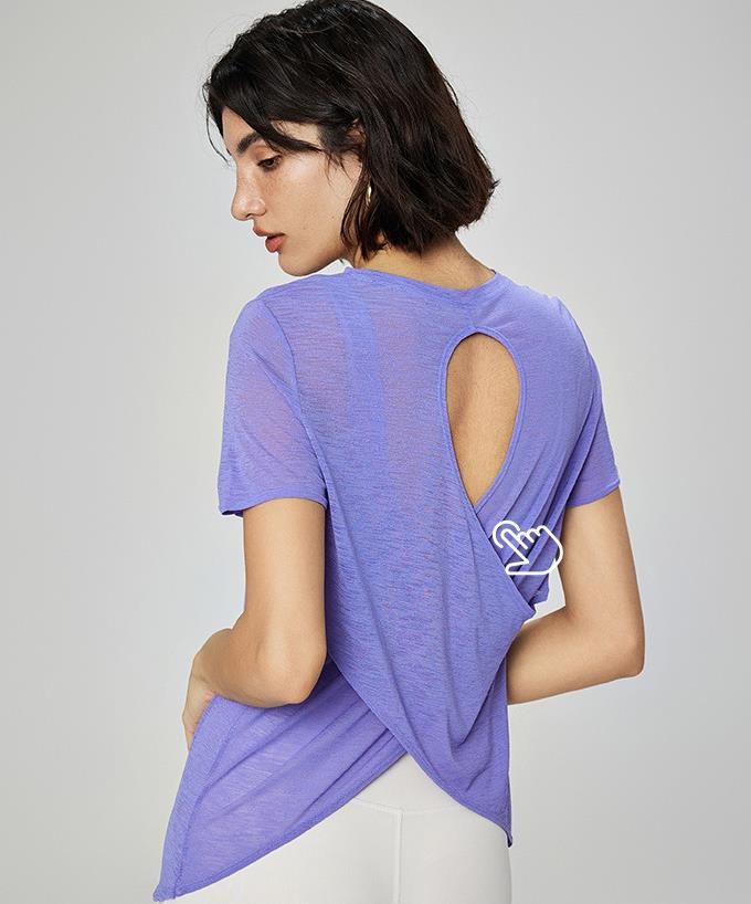 L2281#  Women Yoga Shirts