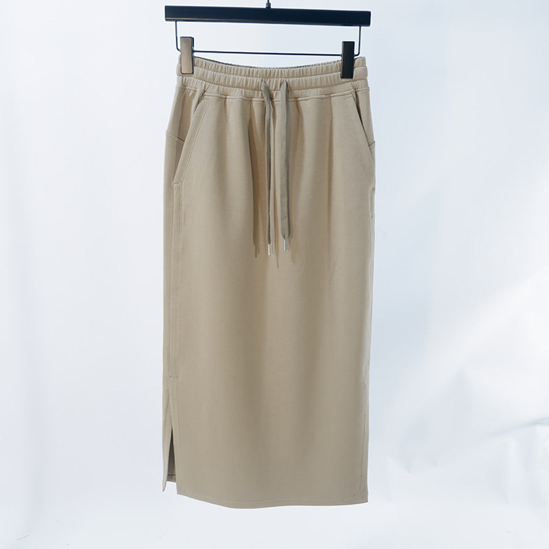 L6429#  Women Slit body-hugging dress