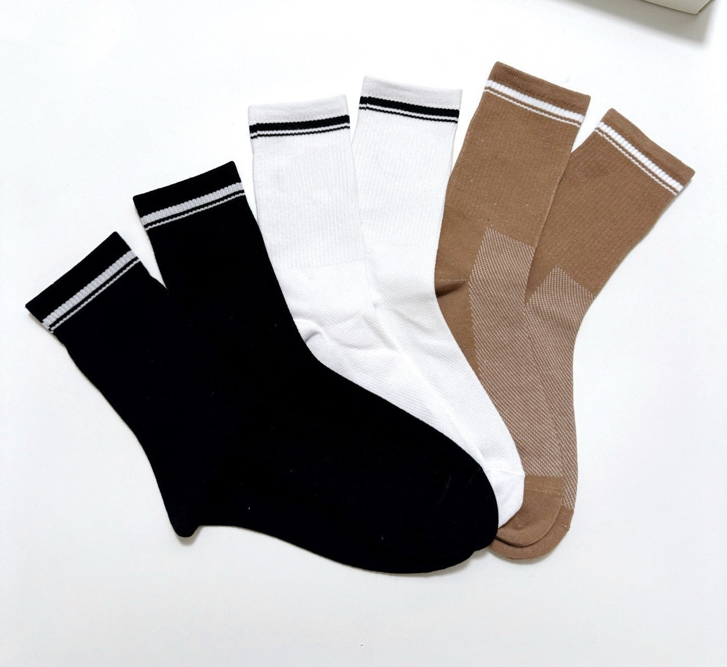 1362# A Unisex Cotton Socks 3Pairs/set