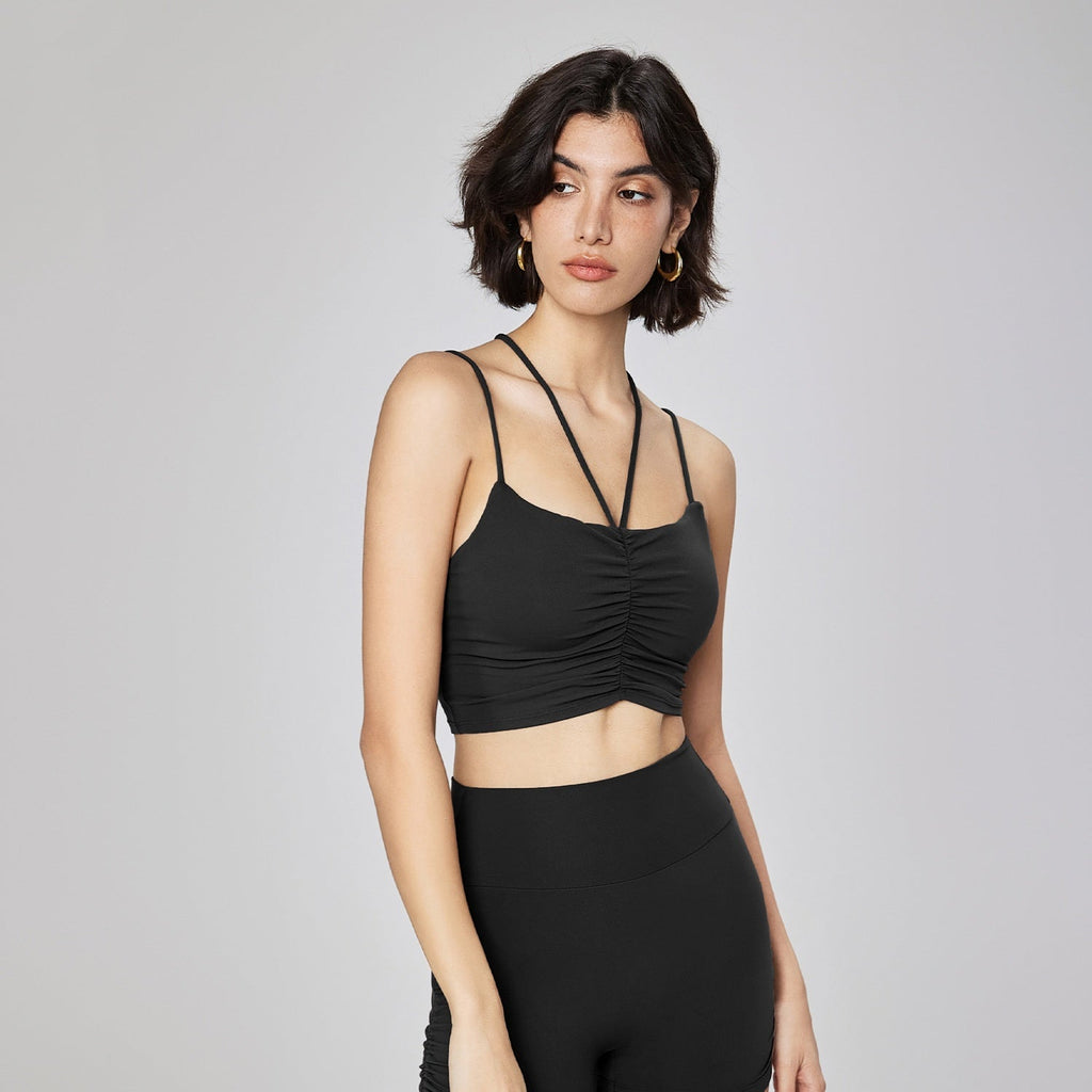 L2245#  Women Yoga Bra Shorts Set