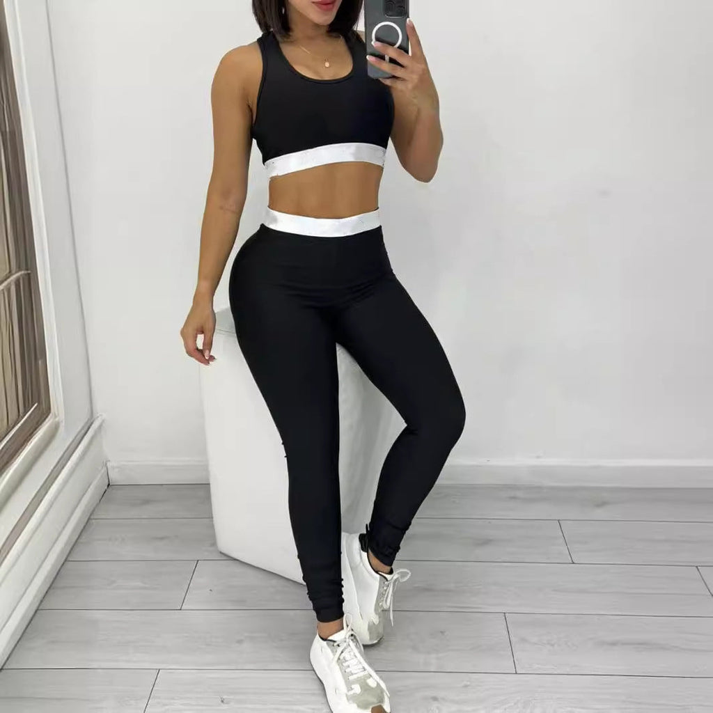 448# AL Women Yoga Bra Pants Set