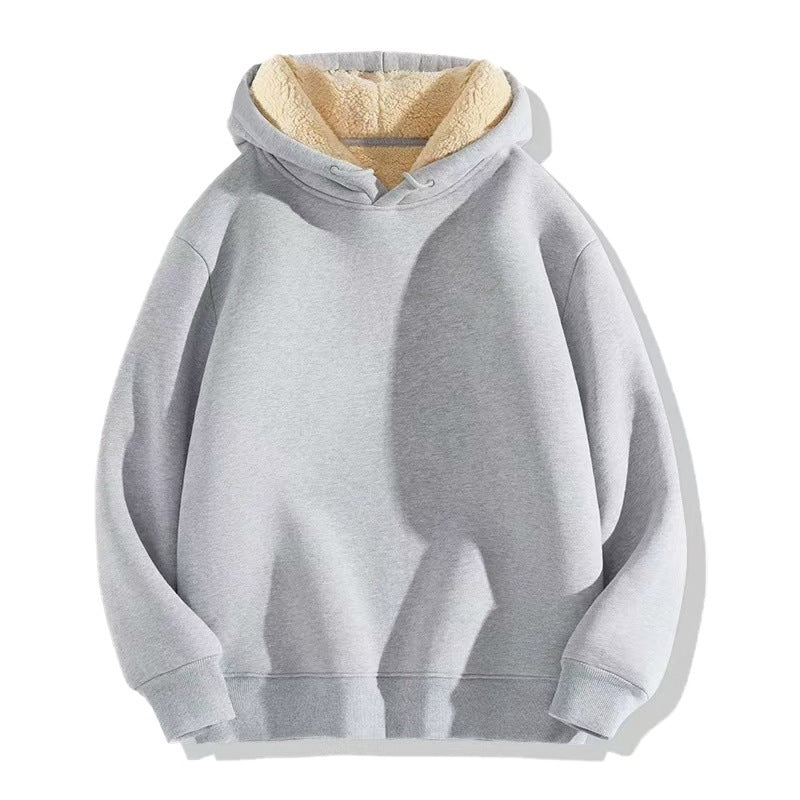 1459# A 3D LOGO Unisex Cotton Velvet Hoodie